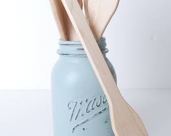 Free Shipping-Made in USA Wooden Spoon Maple Stirring Utensil Spatula
