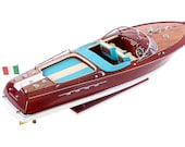 Riva Aquarama Lamborghini Speed Boat 70cm (27.5'') - Handcrafted