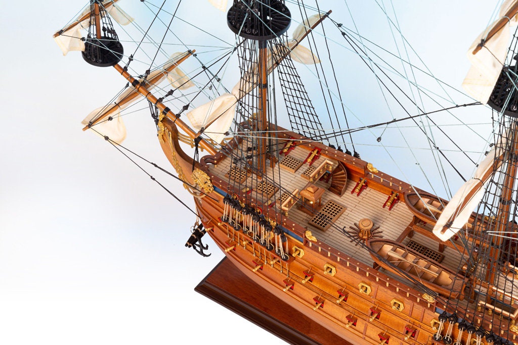 サンフェリペモデル 大型帆船 レプリカ 37.4インチ - イギリス海軍艦艇