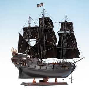 Black Pearl Caribbean Pirate 75cm Model Ship – Pirate Ship Model