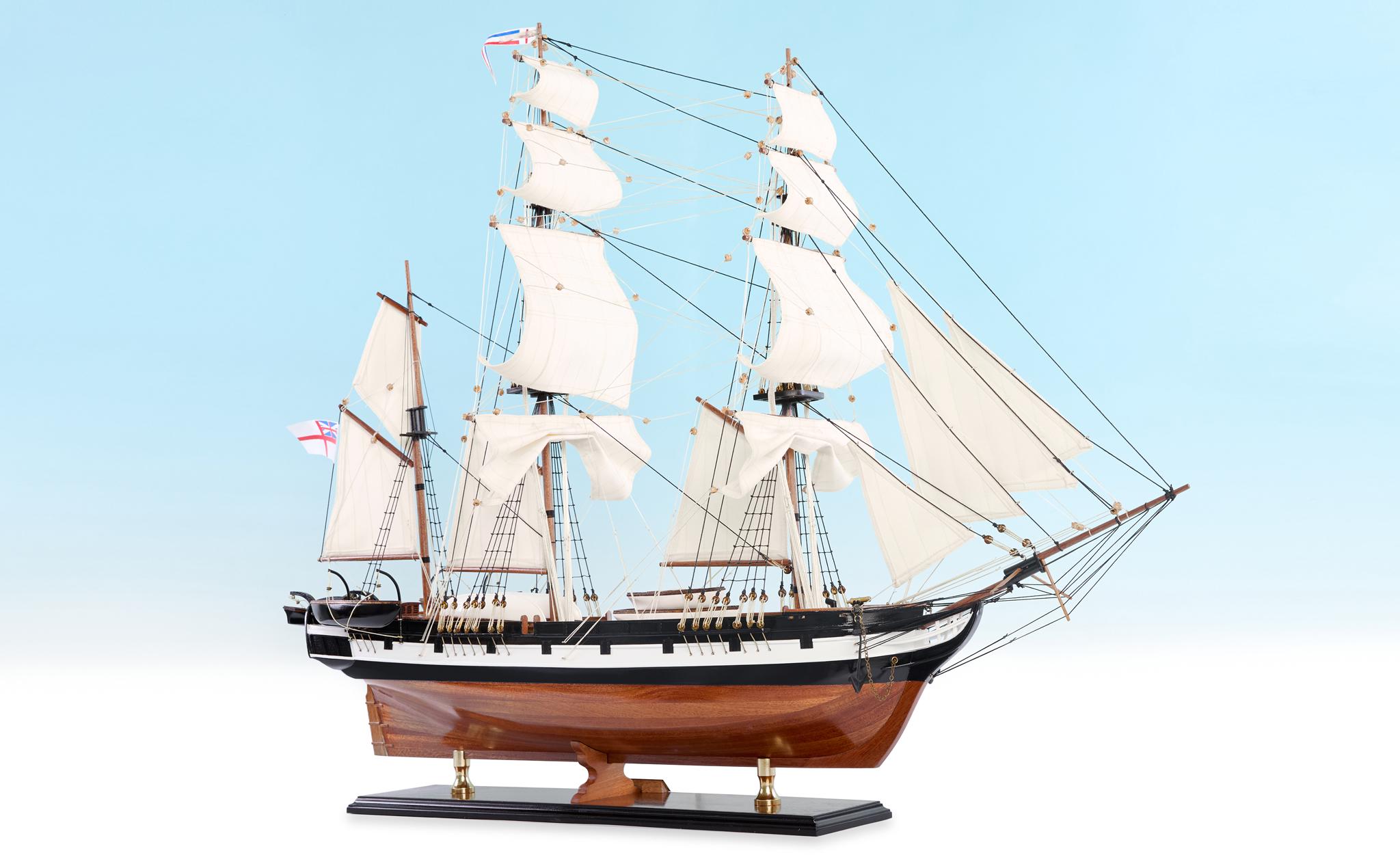 帆船模型H.M.S.BEAGLE Amazon | 帆船模型キット H.M.Sビーグル （初心者には60分の帆船