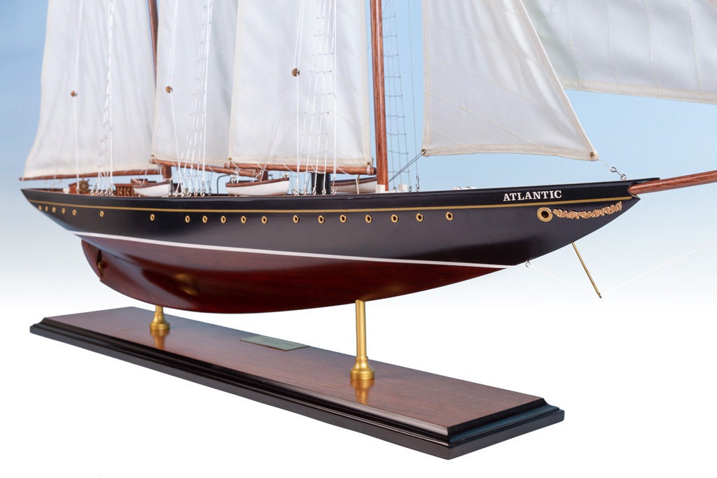 Atlantic Sailing Yacht Model 100cm - Wooden Model Sailing Yachts, Model ...