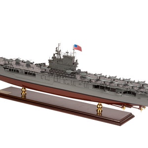 USS Enterprise (CV-6) Yorktown class aircraft carrier Model - Wooden Warship Models - Royal Navy Model ships - Ship Model, Battleship Models