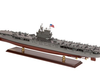 USS Enterprise (CV-6) Yorktown class aircraft carrier Model - Wooden Warship Models - Royal Navy Model ships - Ship Model, Battleship Models