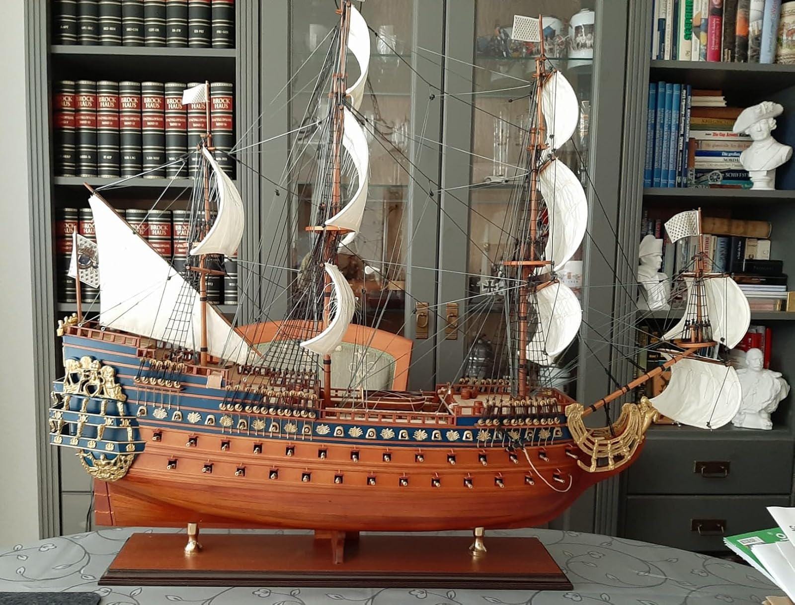 Soleil Royal 1669 Model Tall Ship Boat Replica 88cm (35