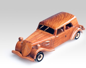 Wooden Citroen 1938 Car Model