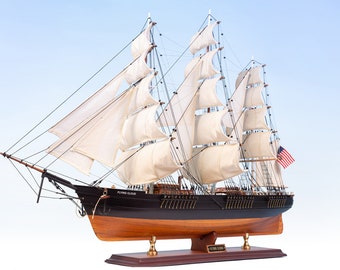 Flying Cloud Clipper Ship Model 35.4" - American Clipper Ship - Wooden handcrafted ship model - Model Ship - Great gift house decoration