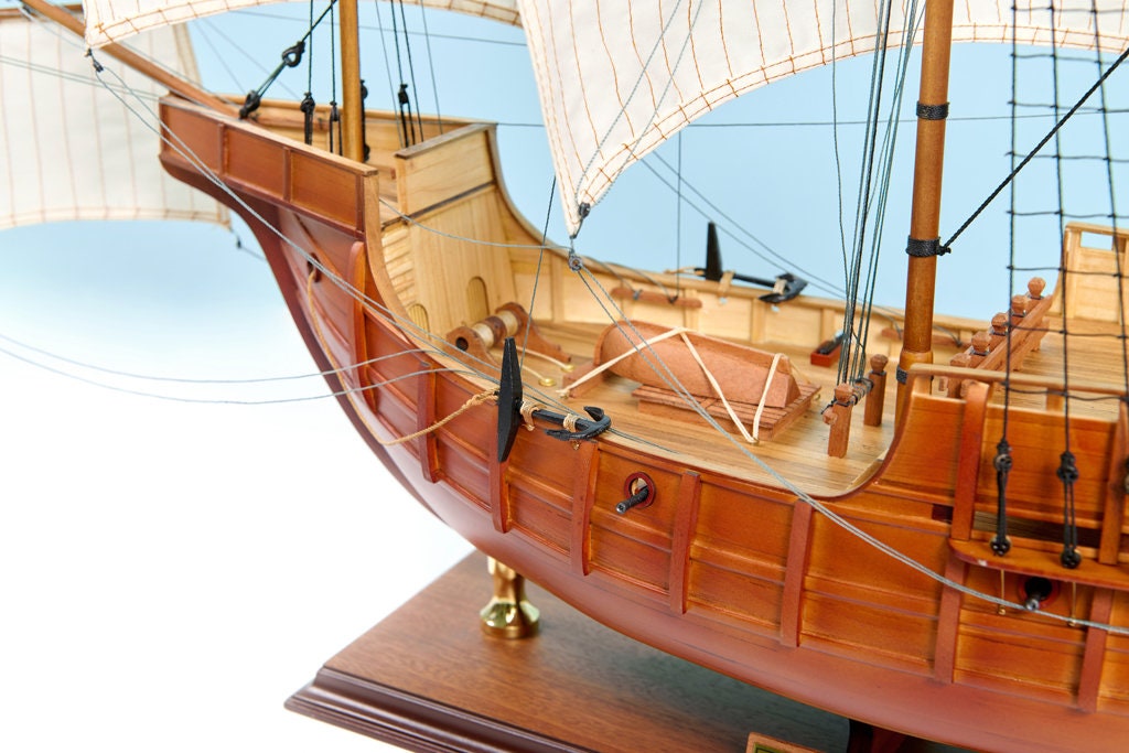 Santa Maria Handcrafted Wooden Model Ships 28" - Fully Assembled ...