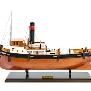 レインボー木製模型帆船 60 cm (23.6 インチ) - 手作り帆船模型 - 模型