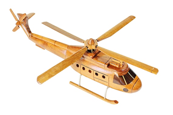 木製クラシックヘリコプター模型飛行機 - Etsy 日本