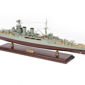 HMS Hood Schlachtschiffmodell - Kriegsschiffmodelle aus Holz - Royal Navy Schiffsmodelle - Schiffsmodell, Schlachtschiffmodelle 35,4 "