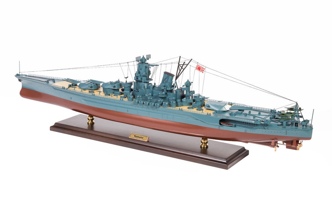 Yamato Japanese Battleship Model Wooden Warship Models Royal Navy Model
