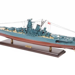Yamato Japanese Battleship Model - Wooden Warship Models - Royal Navy Model ships - Ship Model, Battle Ship Models
