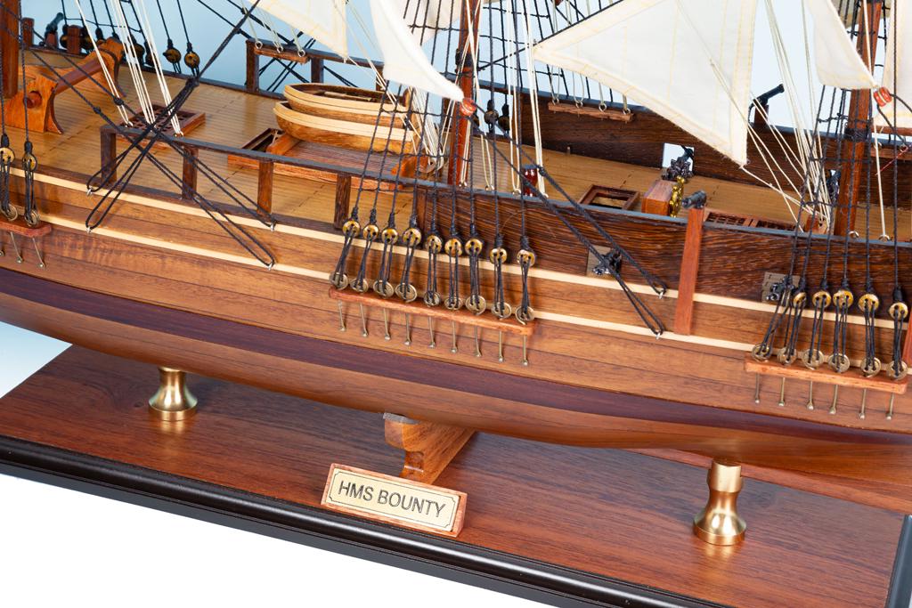 HMSバウンティ1787 75 cm手作り木製模型船 - 完全組み立てレプリカ