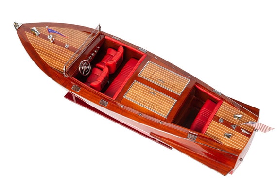 Chris Craft Runabout 1940 Model Speed Boat 80cm (31.5