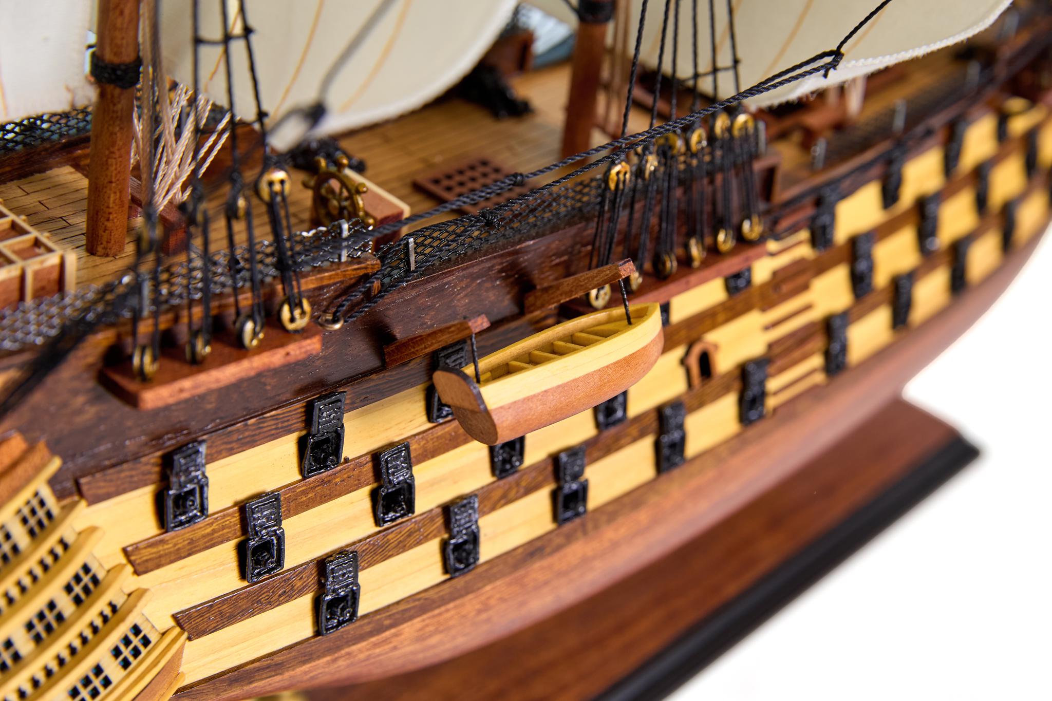 HMSビクトリー 55cm (21.6インチ) 帆船模型レプリカ - イギリス海軍