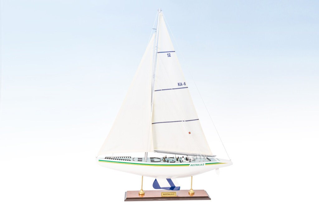 オーストラリア II セーリングヨット模型 (詳細) 40 cm - 1983