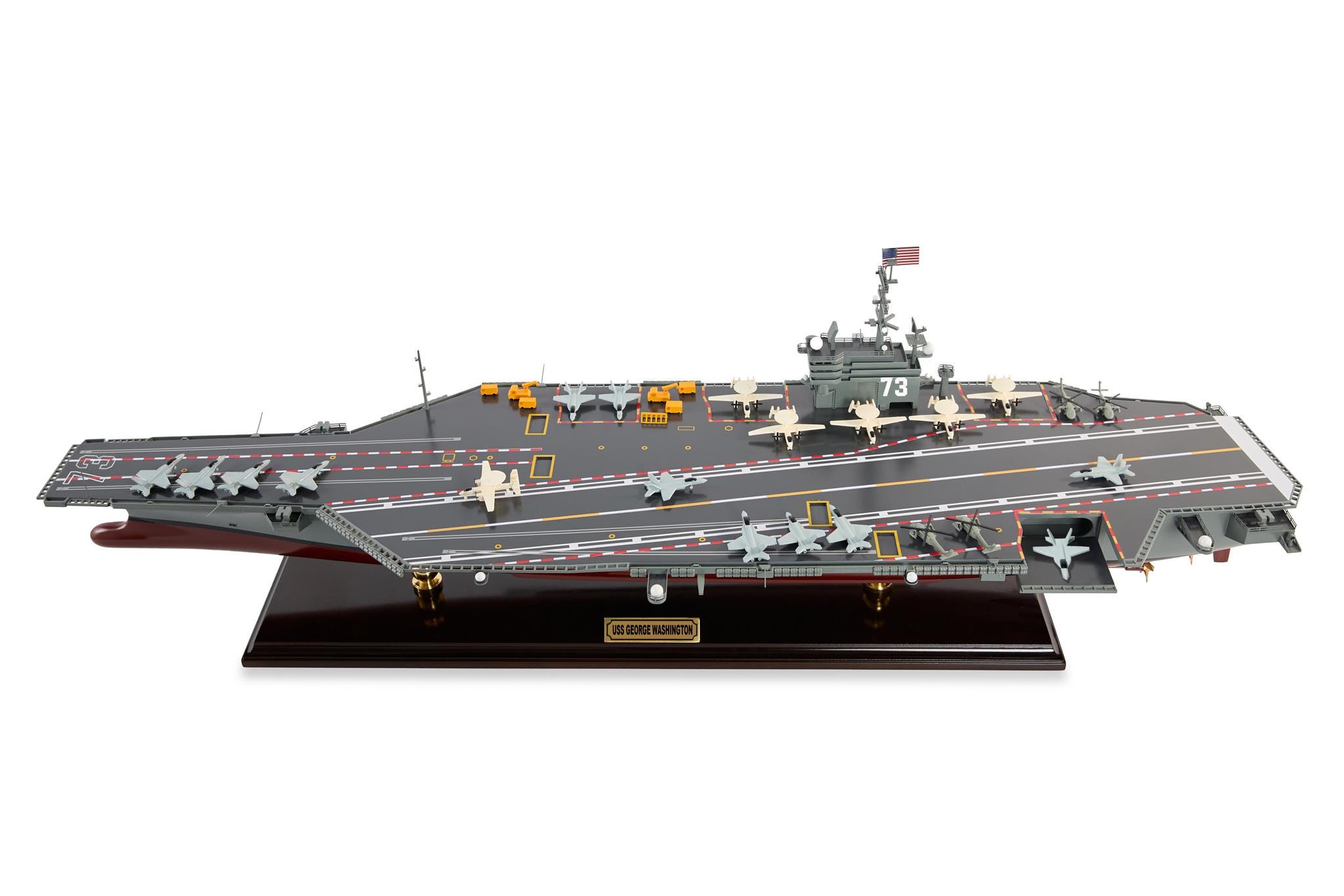USS e Washington (CVN 73) プレート USS George Washington (CVN-73) Model 90cm (35.4