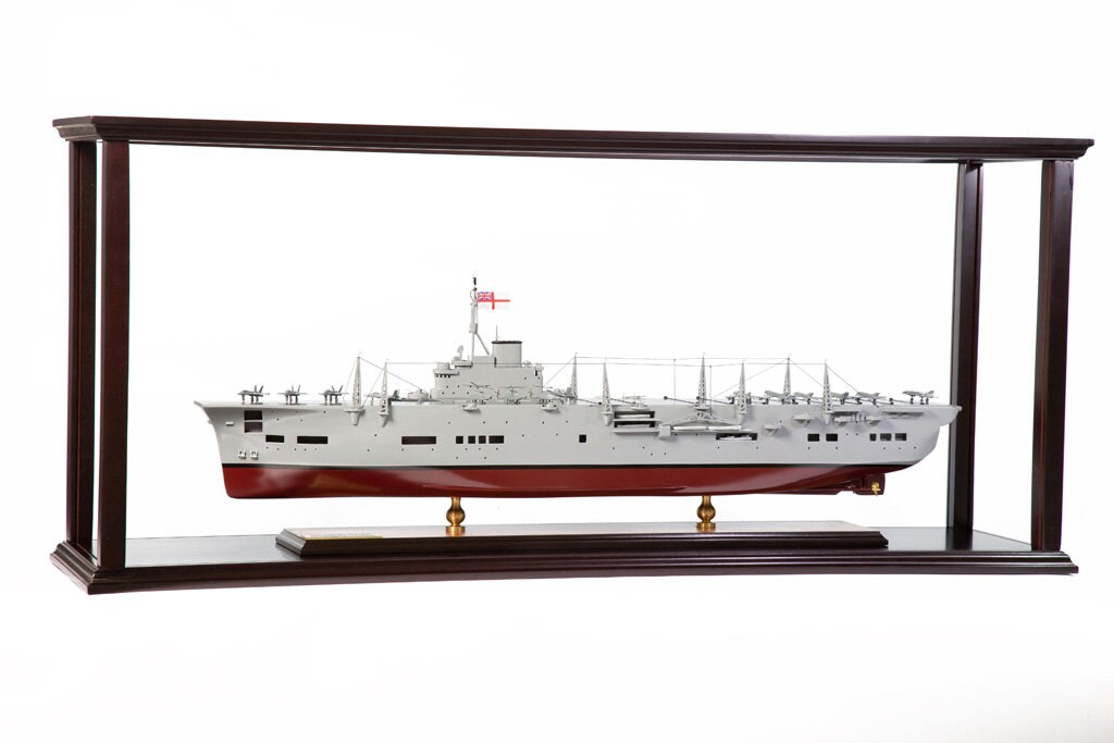 HMS ユニコーン航空母艦モデル - イギリス海軍 - 90 cm 木製