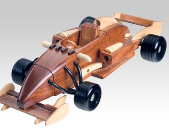 Wooden Formula One Car Model