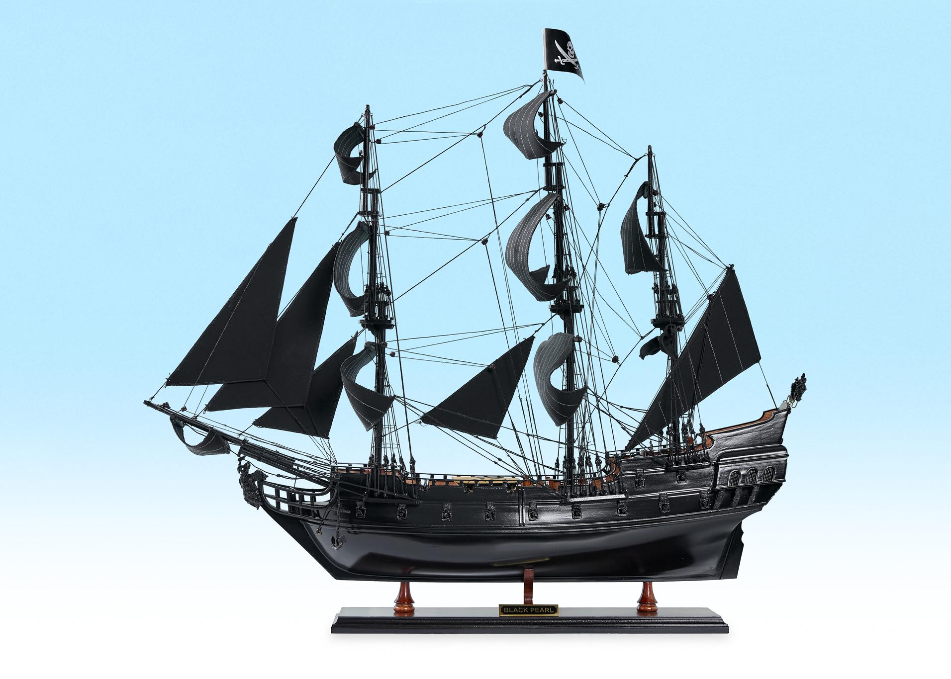 ブラックパール海賊船モデル 72 cm (28.3インチ) – パイレーツ・オブ