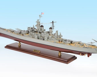 USS Missouri Battleship Model - Wooden Warship Models - Royal Navy Model ships - Ship Model, Battle Ship Models