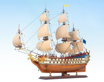 La Licorn model ship 33.5"- The Unicorn Model Tall Ship -The Adventures of Tintin series - Wooden handcrafted ship model