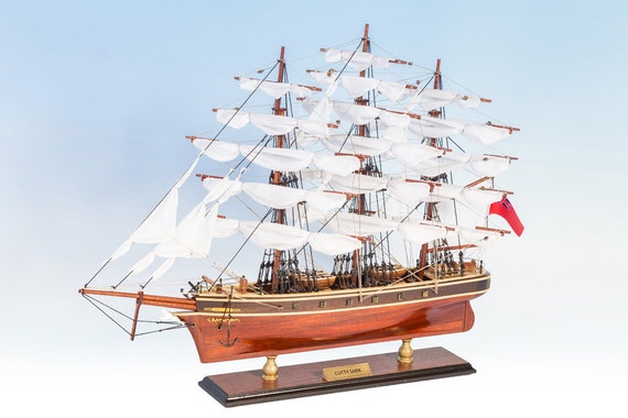 Cutty Sark 50cm Model Tall Ship Handcrafted Wooden Ship Model