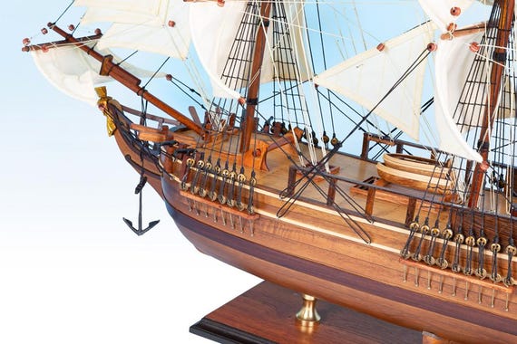 HMS Bounty 1787 75cm Handcrafted Wooden Model Ships - Fully