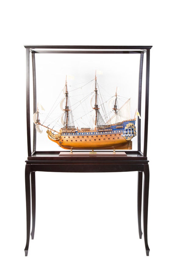 thumbnail image 2 of 27 X 5 X 10 Acrylic Display Case With Wooden Base – Perfect For Trucks, Ocean Liners, Cruise Ships 2 of 4