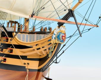 HMS ビクトリー 1765 塗装済み 95 cm 模型 大型帆船 レプリカ