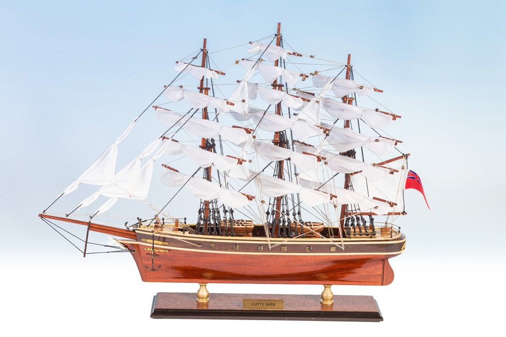 Cutty Sark 木製模型 船 カティサーク（50 cm）大型帆船模型 - 手作りの木製船模型