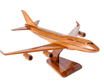 Boeing 747 Aeroplane Jet Plane Wooden Toy Model to build yourself 