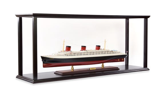 SS ノルマンディー 89 cm 木製クルーズ船モデル LEDライト付き 89 cm