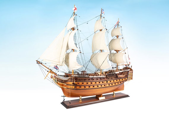 HMS ビクトリー 1765年モデル 大型帆船 95 cm レプリカ - イギリス海軍