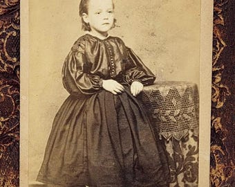 Gonna a cerchio per bambina ~CDV~Epoca della Guerra Civile~St. Louis