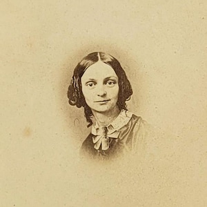 Bürgerkriegs-Ära~ CDV Photo~Kleines Bild einer jungen Frau