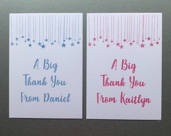 1-100 Pack of Thank You Cards Postcards Notes Envelopes A6 Heart Multi Pack