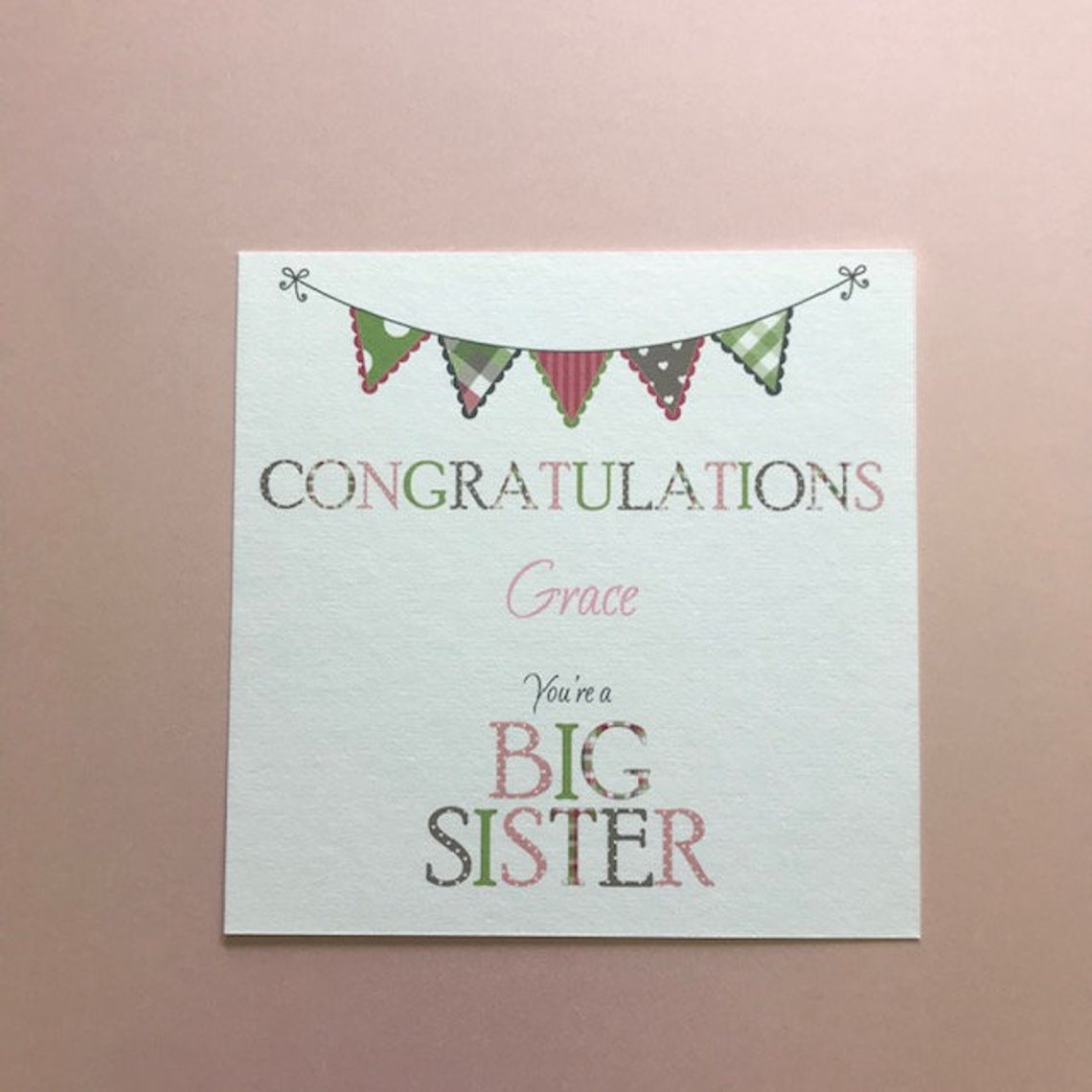 New Big Brother Card Personalised Printed - Etsy
