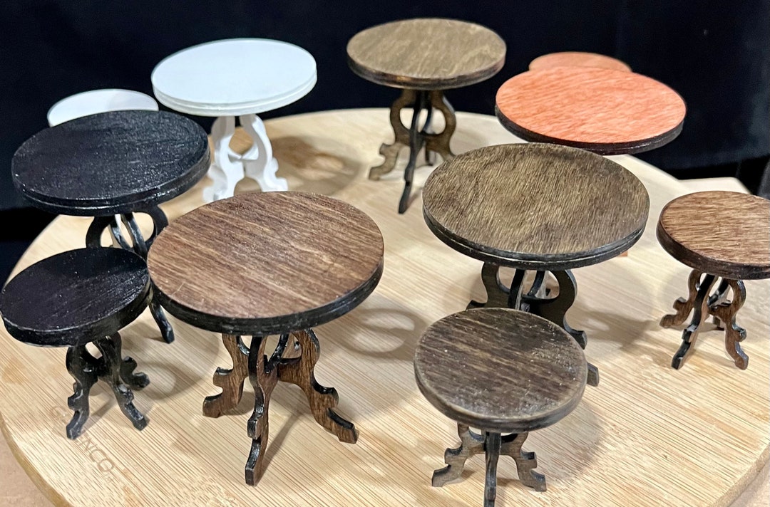 112 Scale Foyer Tables, Small Tables Miniature Tables, Tiny Tables Etsy