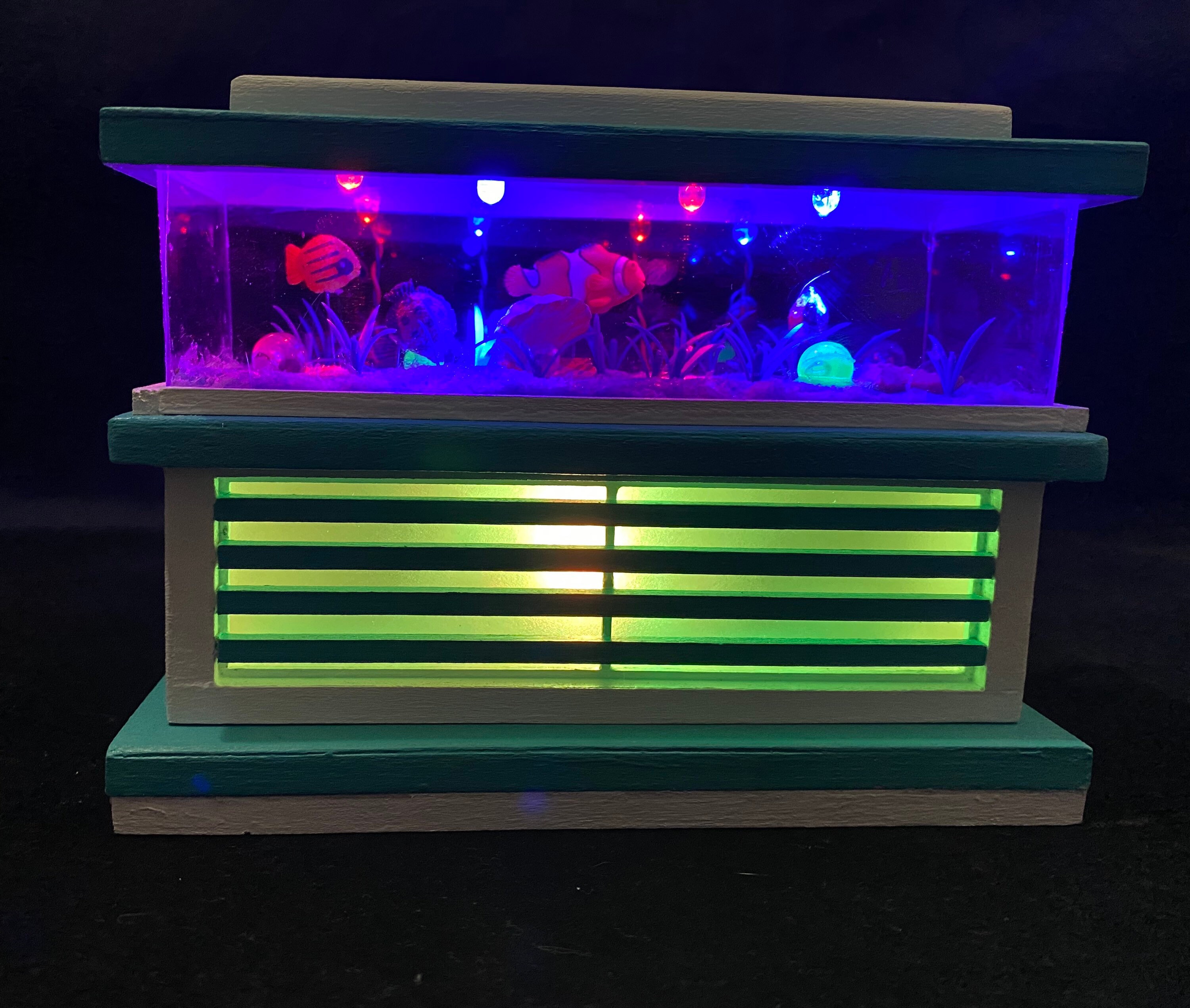 Custom order. 112 scale Dollhouse aquarium long miniature Etsy