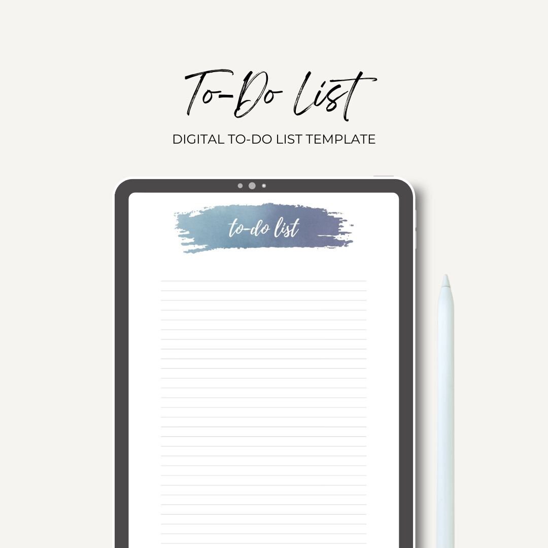 Modern To-do List - Etsy