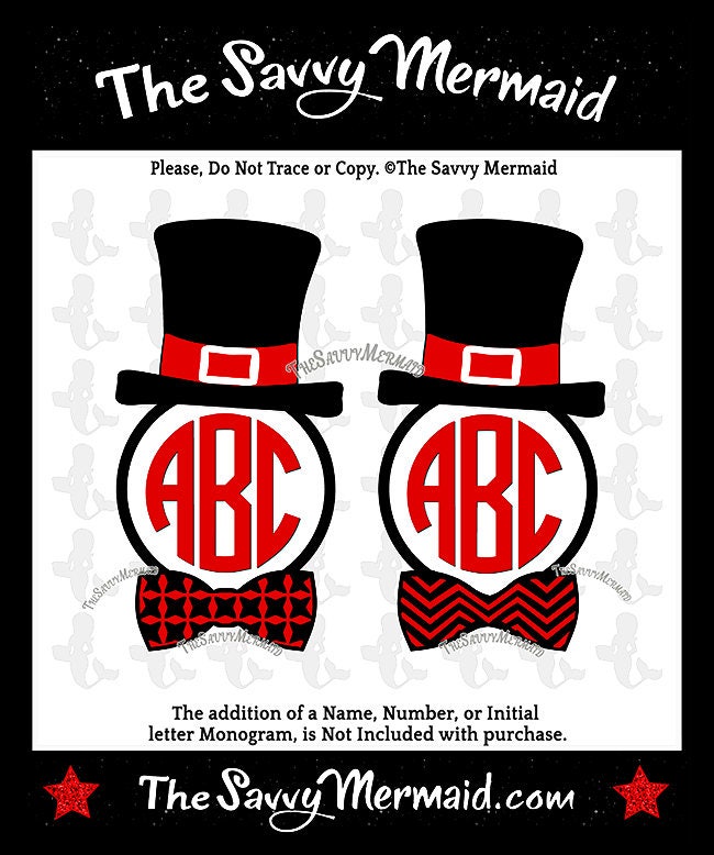 Download Christmas Monogram SVG Digital Cut file Snowman Svg ...