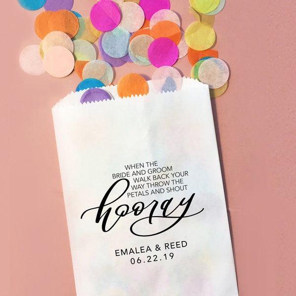Confetti Toss Bags Etsy