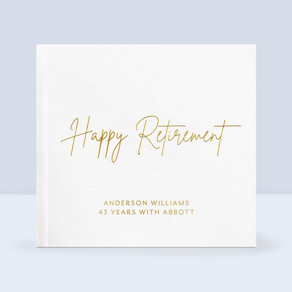 Retirement Book Etsy