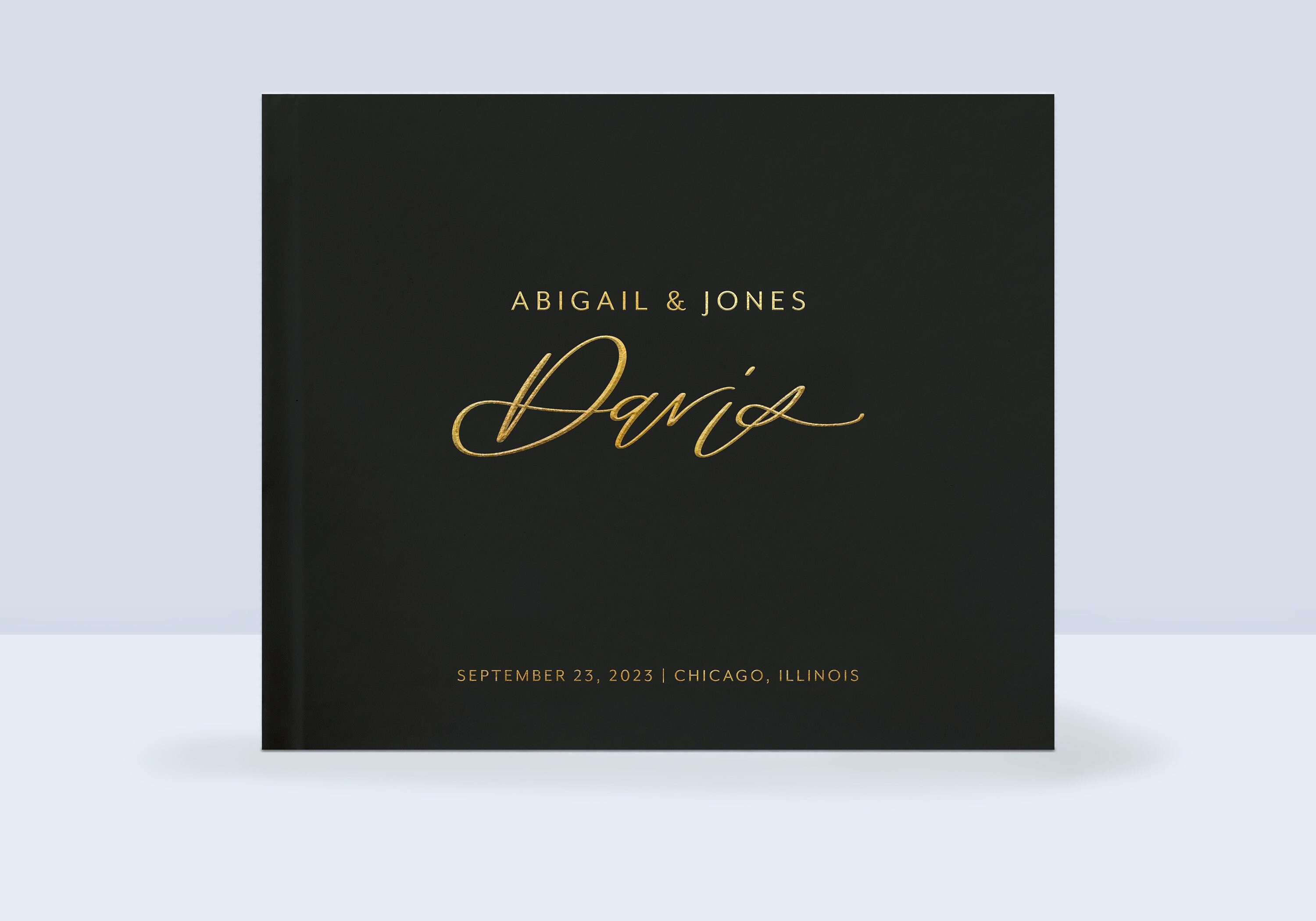 Wedding Guest Book Black and Gold Wedding Guestbook Wedding sign in