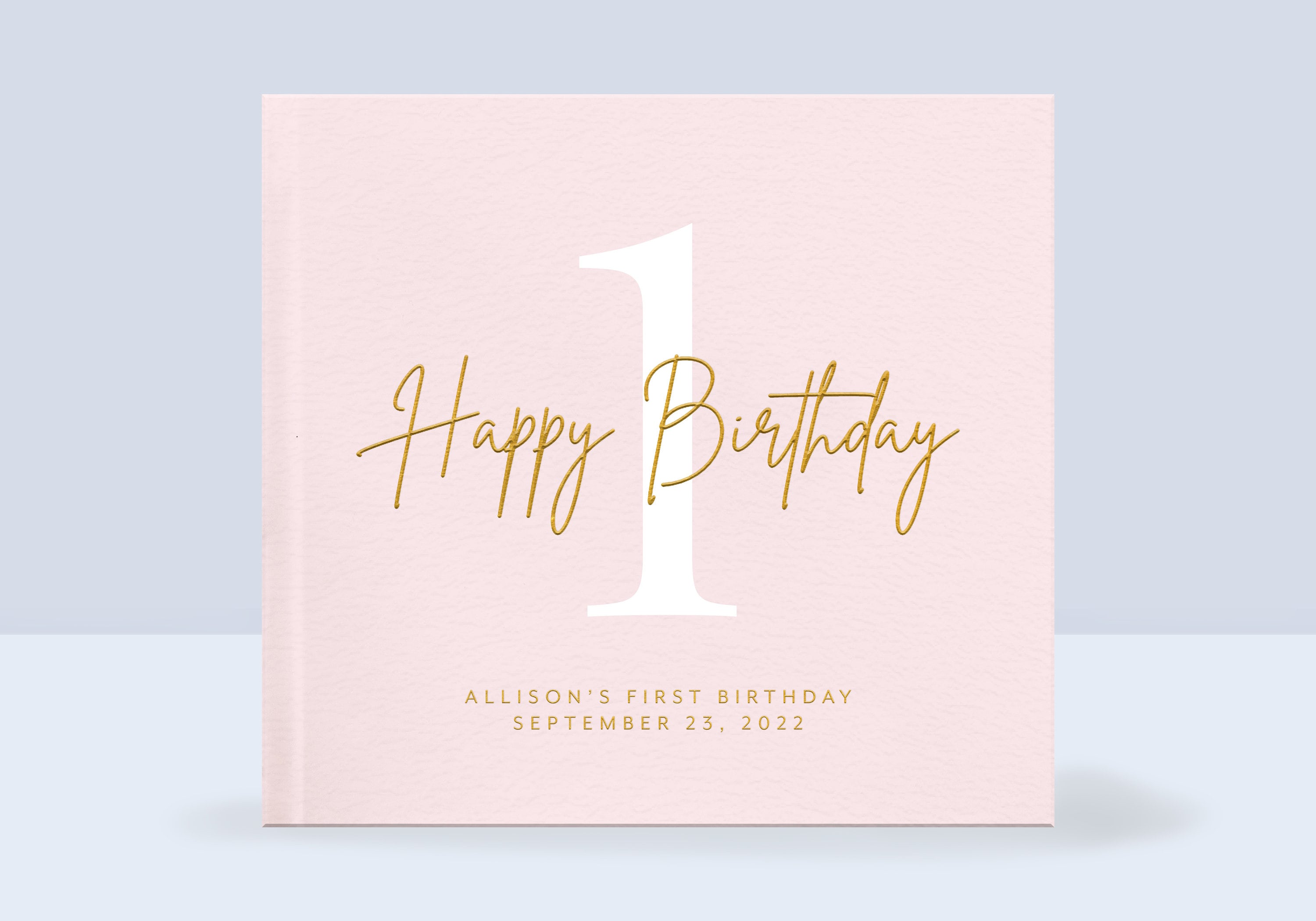 1st Birthday Guest Book Baby's First Birthday Guest Book Etsy