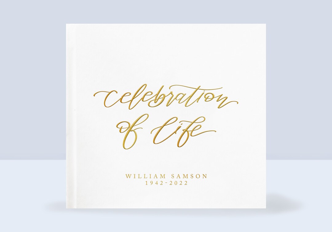 Funeral Guestbook Remembrance Guest Book Memorial Guest Book for