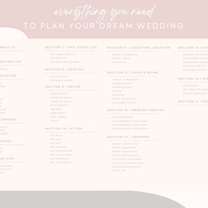 PDF Wedding Planner Printable, Printable Wedding Planner, Wedding ...
