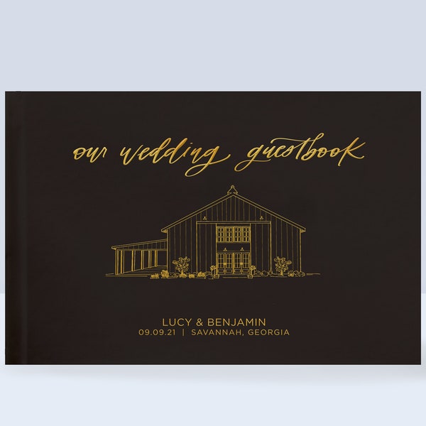 Lined Guest Book Etsy